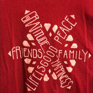 Life is Good snowflake long-sleeve ladies large